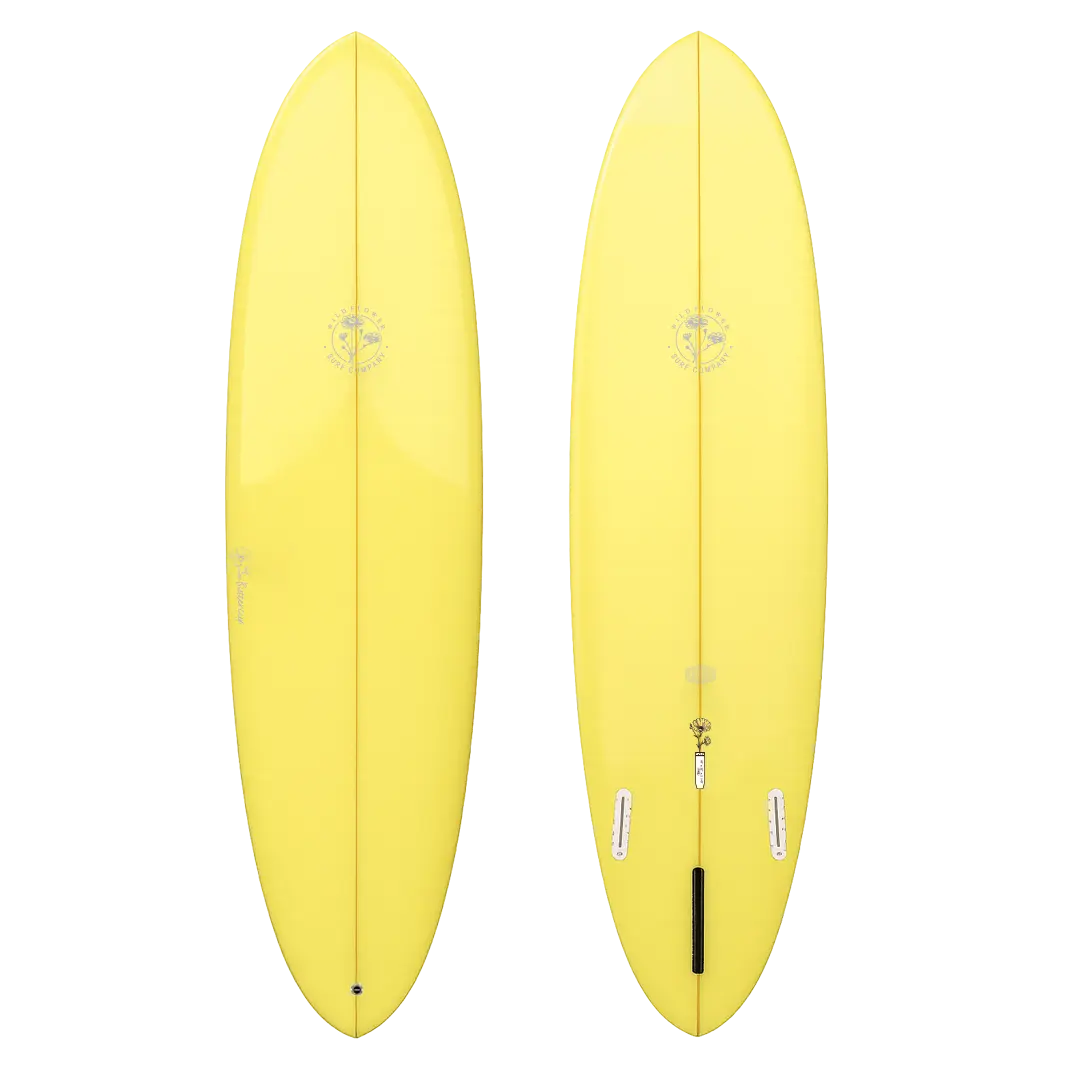 Wildflower Buttercup - Yellow Surfboard