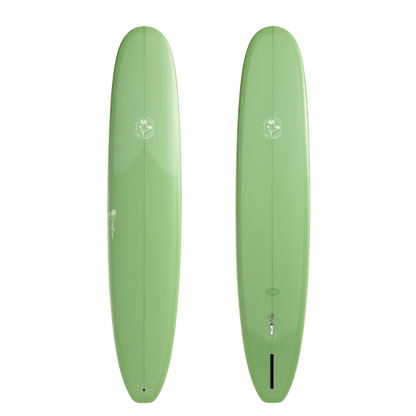 Wildflower Sunflower Longboard - Green Surfboard
