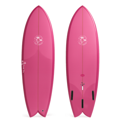 Wildflower Sweet Pea - Hot Pink Surfboards