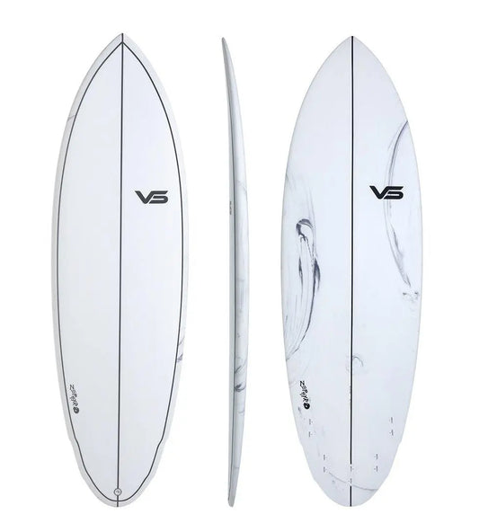Zephyr Hybrid Shortboard (Twin Tab) - Marble Surfboard