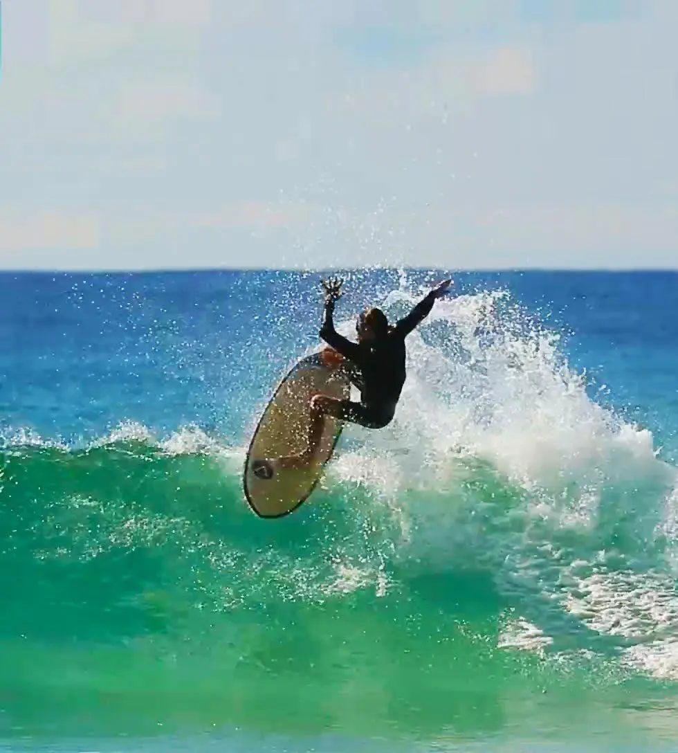 Eco Bean Funboard III - Carbon Wrap Surfboard