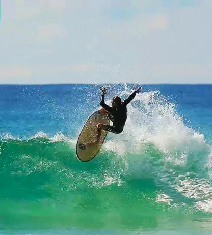 Eco Bean Funboard III - Carbon Wrap Surfboard