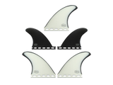 AQSS MIDNIGHT SINGLE TAB REAR QUAD (2 FINS) SET