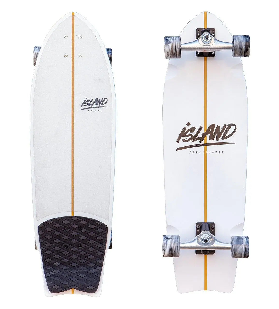 Island Skate Cruiser - White 32"