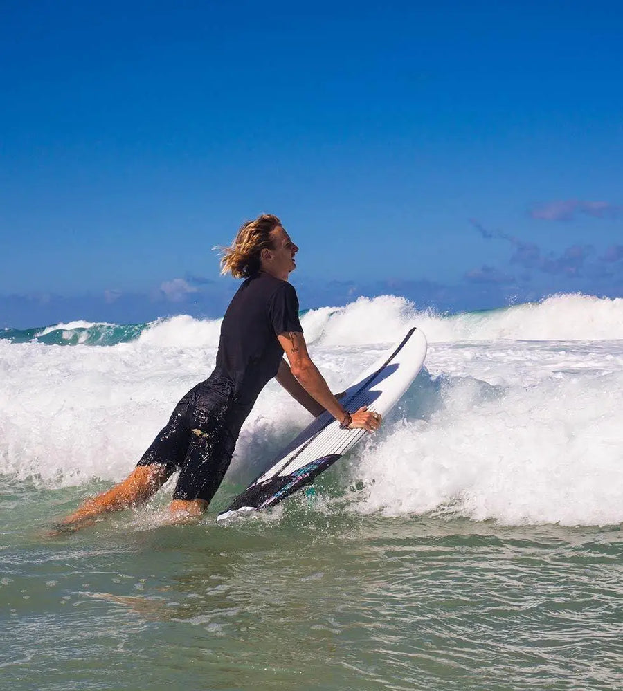 Zephyr Hybrid Shortboard (Twin Tab) - Marble Surfboard