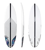 Zephyr Hybrid Shortboard - White 5'4