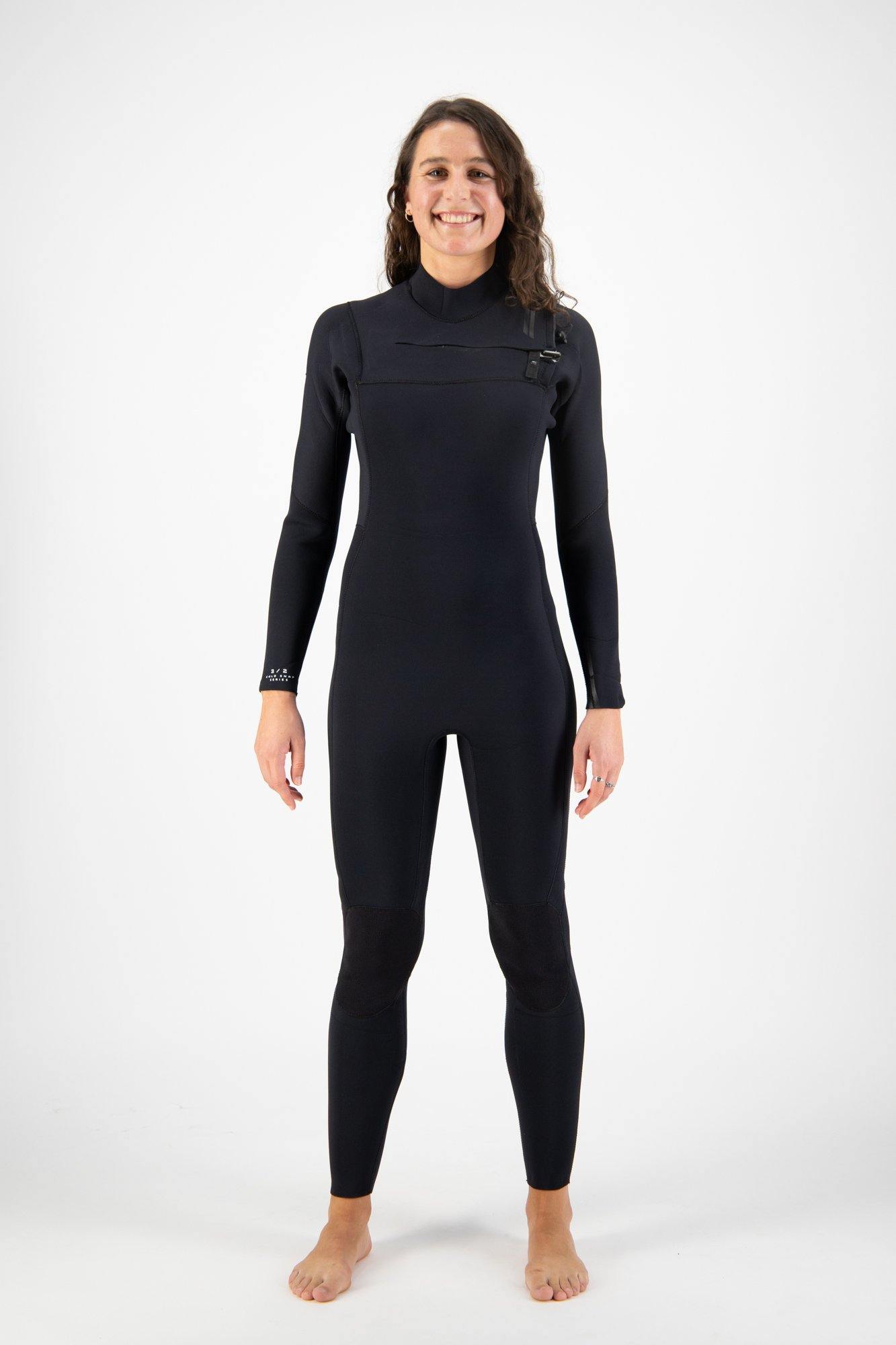 Premium Womens 3/2 Chest Zip Steamer - The Surfboard Warehouse NZ