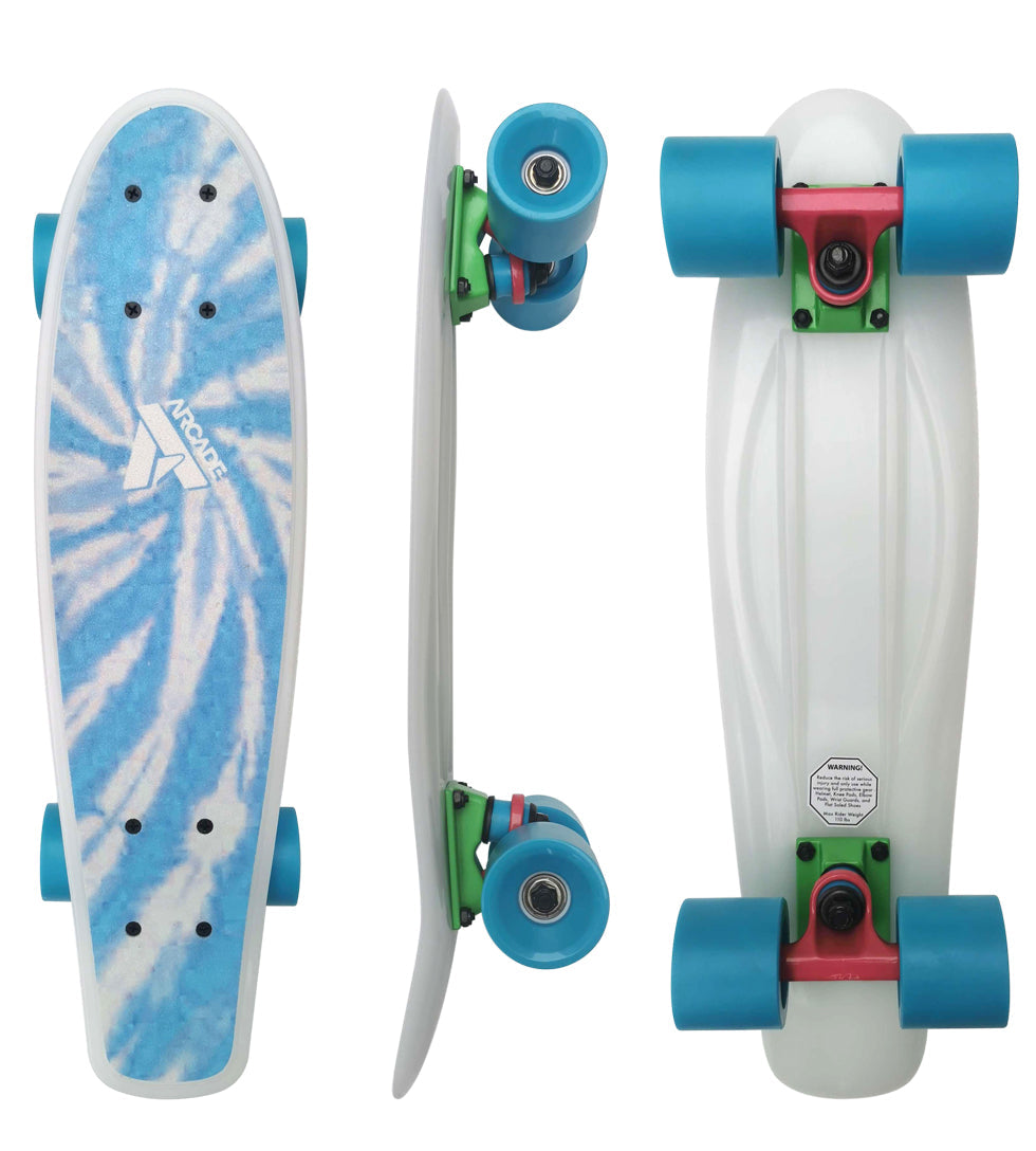 Poly Skateboard - Whirlpool Blue