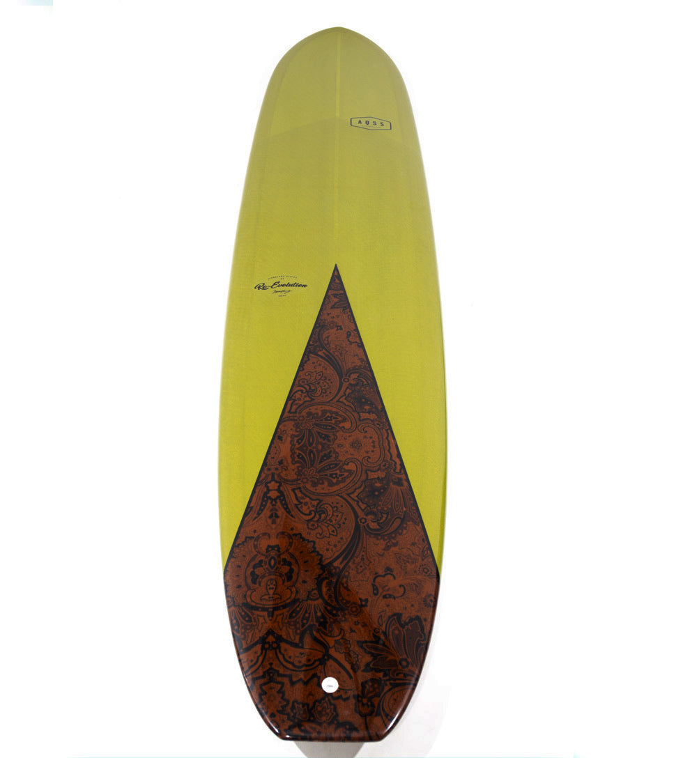 Re-Evolution Longboard By Beau Young - Olive