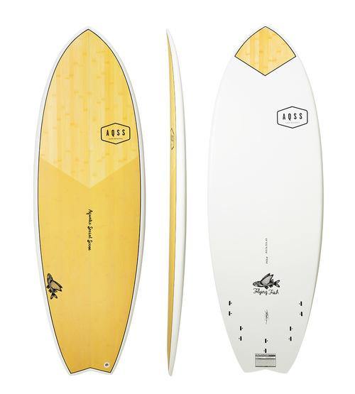 FLYING FISH - FUNBOARD - BAMBOO - The Surfboard Warehouse NZ